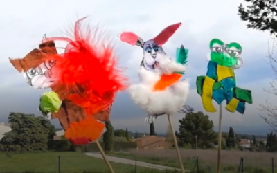 CRÉATION DE MAROTTES AVEC DES ENFANTS DE MATERNELLE POUR JOUER L’HISTOIRE « LA LEÇON DE PROFESSEUR HIBOU »