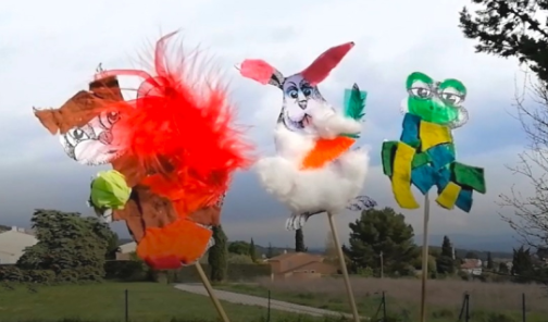 CRÉATION DE MAROTTES AVEC DES ENFANTS DE MATERNELLE POUR JOUER L’HISTOIRE « LA LEÇON DE PROFESSEUR HIBOU »