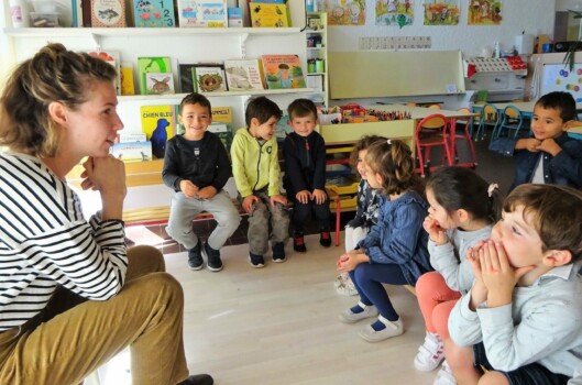 Intervention dans une classe de maternelle - Octobre 2021